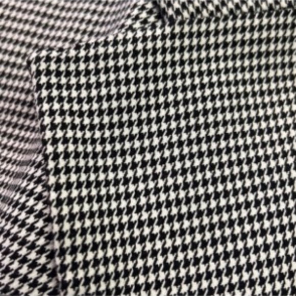 H&M Houndstooth Blazer US 4 Black and White Career Business Casual NWT - Picture 6 of 7